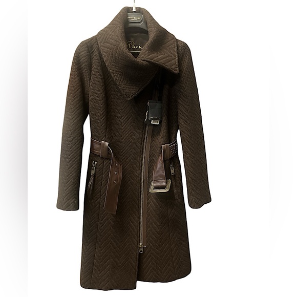 Mackage Jackets & Blazers - New Mackage Brown Wool Coat.